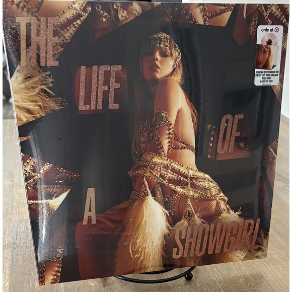 Taylor Swift The Life Of A Showgirl Pink Shimmer Vinyl Target Exclusive *SEALED* - Picture 2 of 4